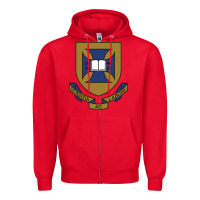 Red university of queensland Zipper Hoodie - linhVisuals