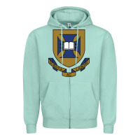 Seafoam university of queensland Zipper Hoodie - linhVisuals