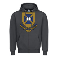 Smoke university of queensland Zipper Hoodie - linhVisuals