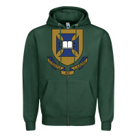 Sports Green university of queensland Zipper Hoodie - linhVisuals