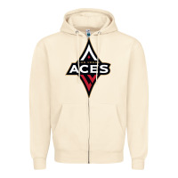 Sandshell the aces, la women sport Zipper Hoodie - linhVisuals