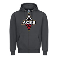 Smoke the aces, la women sport Zipper Hoodie - linhVisuals