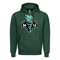 Sports Green new york women sport Zipper Hoodie - linhVisuals