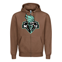 Chestnut new york women sport Zipper Hoodie - linhVisuals