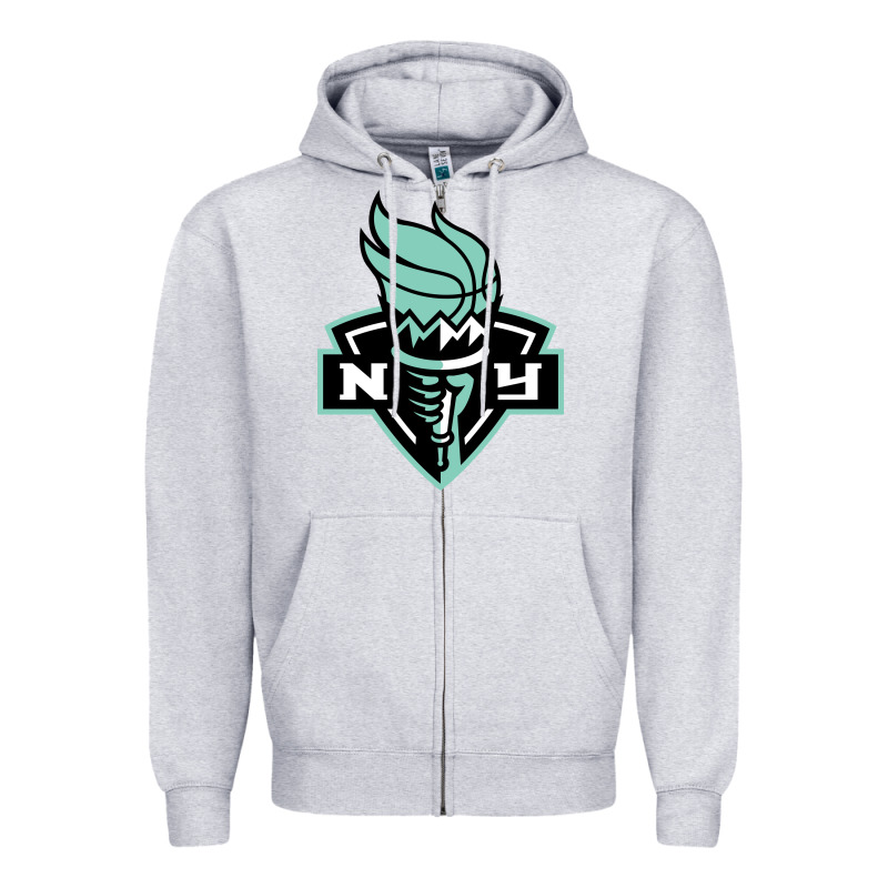 New York Women Sport Zipper Hoodie by linhVisuals | Teevron