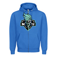 True Royal new york women sport Zipper Hoodie - linhVisuals