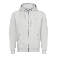 Dove Grey middle earth map [tb] Zipper Hoodie - linhVisuals