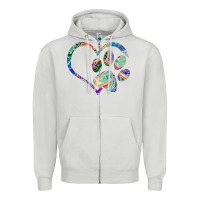 Dove Grey dog paw print tie dye rainbow dog lover rescue retro 70s t shirt Zipper Hoodie - linhVisuals
