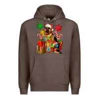 Coffee christmas german shepherd Premium Hoodie - Artiststas