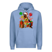 Colony Blue christmas german shepherd Premium Hoodie - Artiststas