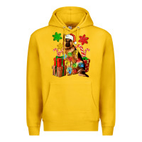 Lemon christmas german shepherd Premium Hoodie - Artiststas