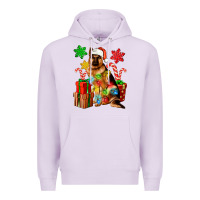 Lilac christmas german shepherd Premium Hoodie - Artiststas