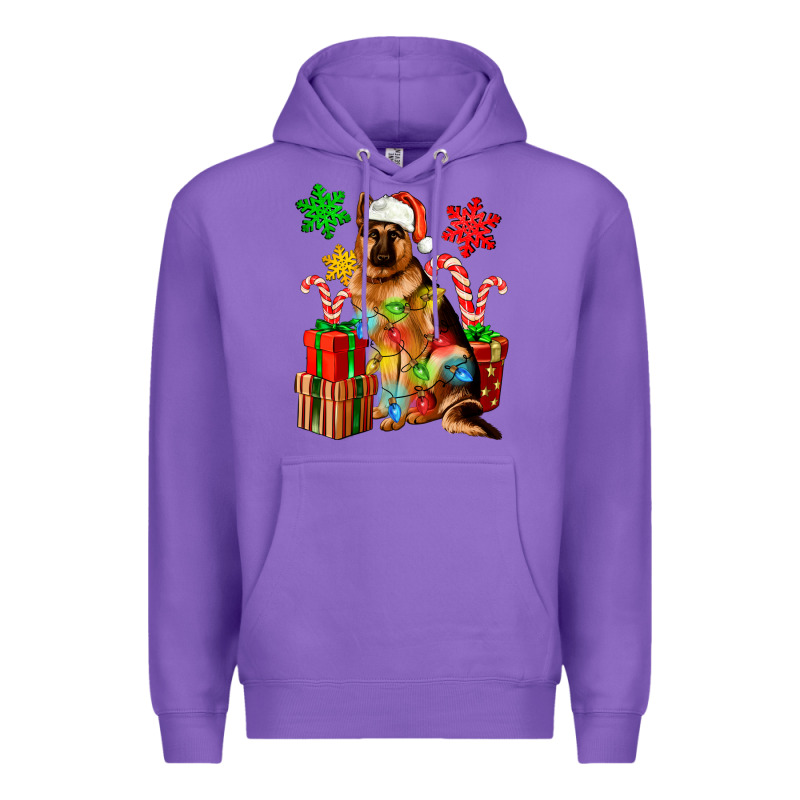 Christmas German Shepherd Premium Hoodie by Artiststas | Teevron