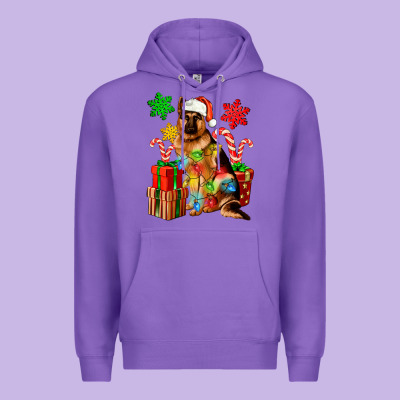 Christmas German Shepherd Premium Hoodie Designed By Artiststas