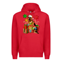 Red christmas german shepherd Premium Hoodie - Artiststas