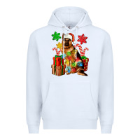 White christmas german shepherd Premium Hoodie - Artiststas