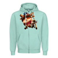 Seafoam league of legends teemo Zipper Hoodie - linhVisuals