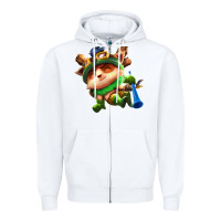 White league of legends teemo Zipper Hoodie - linhVisuals