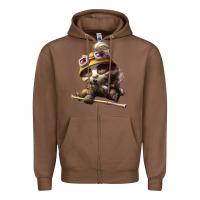 Chestnut league of legends teemo Zipper Hoodie - linhVisuals