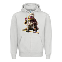 Dove Grey league of legends teemo Zipper Hoodie - linhVisuals