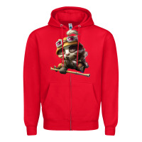 Red league of legends teemo Zipper Hoodie - linhVisuals