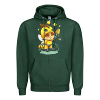 Sports Green league of legends beemo Zipper Hoodie - linhVisuals