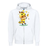 White league of legends beemo Zipper Hoodie - linhVisuals