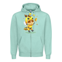 Seafoam league of legends beemo Zipper Hoodie - linhVisuals