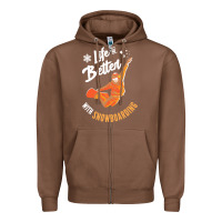 Chestnut snowboard t  shirt snowboarding i snowboarder i winter sports t  shirt Zipper Hoodie - linhVisuals
