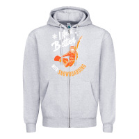 Heather Grey snowboard t  shirt snowboarding i snowboarder i winter sports t  shirt Zipper Hoodie - linhVisuals