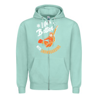 Seafoam snowboard t  shirt snowboarding i snowboarder i winter sports t  shirt Zipper Hoodie - linhVisuals