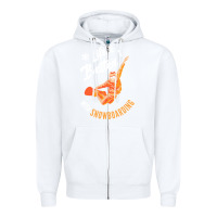 White snowboard t  shirt snowboarding i snowboarder i winter sports t  shirt Zipper Hoodie - linhVisuals