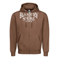 Chestnut blackberry smoke Zipper Hoodie - linhVisuals