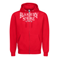 Red blackberry smoke Zipper Hoodie - linhVisuals