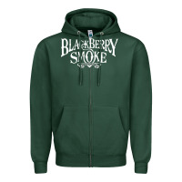 Sports Green blackberry smoke Zipper Hoodie - linhVisuals