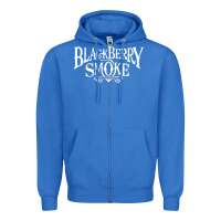 True Royal blackberry smoke Zipper Hoodie - linhVisuals