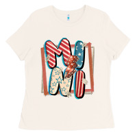 Bone 4th of July mini with lightning bolt Ladies Tee - FaDigitalArtStudio