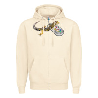 Sandshell leopard gecko playing video game lizard & reptiles gamers t shirt Zipper Hoodie - linhVisuals