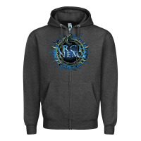 Charcoal Heather arch enemy Zipper Hoodie - linhVisuals