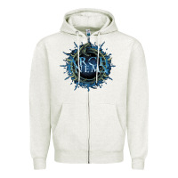 Oatmeal Heather arch enemy Zipper Hoodie - linhVisuals