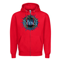 Red arch enemy Zipper Hoodie - linhVisuals