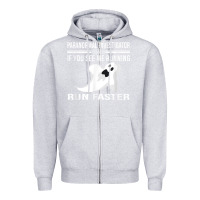 Heather Grey paranormal investigator ghost hunting t shirt Zipper Hoodie - linhVisuals