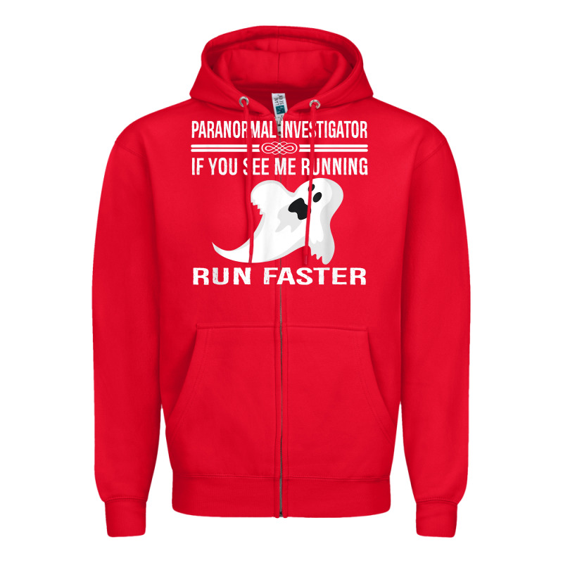 Paranormal Investigator Ghost Hunting T Shirt Zipper Hoodie by linhVisuals | Teevron