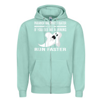 Seafoam paranormal investigator ghost hunting t shirt Zipper Hoodie - linhVisuals
