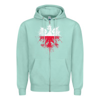 Seafoam polish eagle  polish pride  polish flag  polish t shirt Zipper Hoodie - linhVisuals