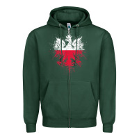 Polish Eagle  Polish Pride  Polish Flag  Polish T Shirt Zipper Hoodie | Teevron