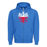 True Royal polish eagle  polish pride  polish flag  polish t shirt Zipper Hoodie - linhVisuals