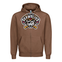 Chestnut sport american Zipper Hoodie - linhVisuals