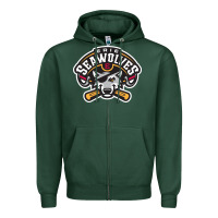 Sports Green sport american Zipper Hoodie - linhVisuals
