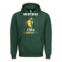 Mens Sorry Girl I Like Bananas Funny Lgbt Gay Pride Tshirt Gifts Zipper Hoodie | Teevron